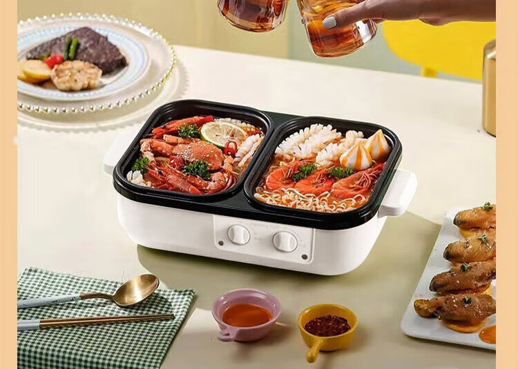Joyoung 4.5L Multifunctional Electric Hot Pot Induction Cooker High Power Electric Heating Pot HG10-G588 5