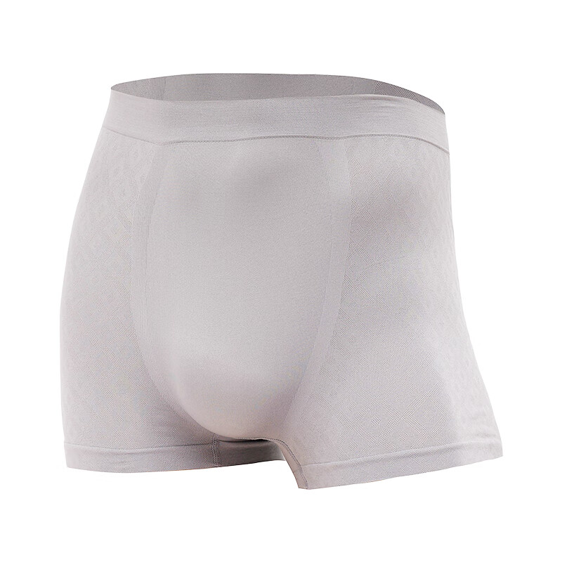 Jingshumian Business Travel Breathable Lightweight Men's Daily Disposable Underwear, 5 Individually Packed, Coconut Gray, Size L