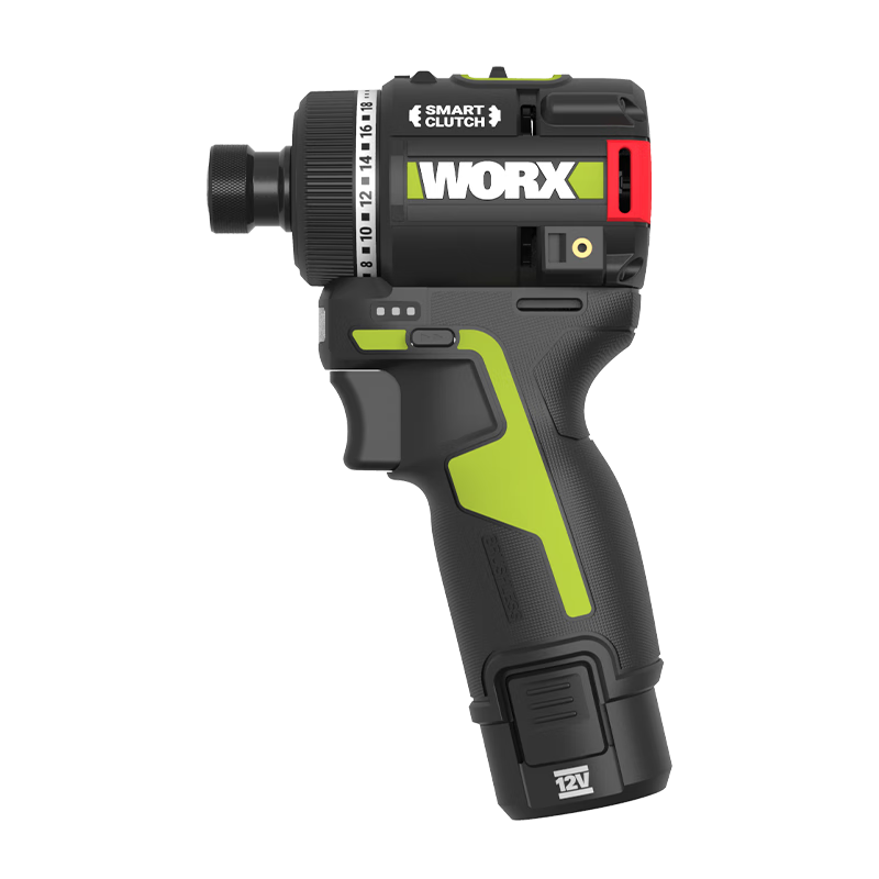 Worx 12V 50N Brushless Electric Screwdriver WU139 (2.0 Dual Battery) Cordless Drill Lithium Battery Handheld Drill Screwdriver