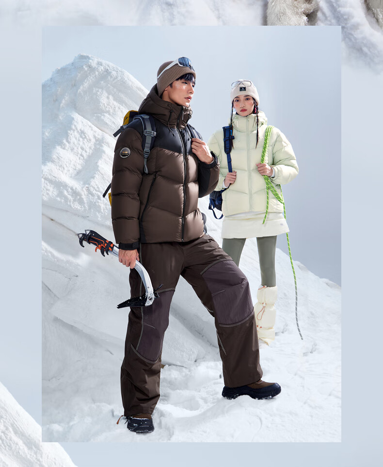 Camel Volcano PRO Goose Down Jacket Dilireba Same Style Unisex Winter Thickened Puffer Down Coat M35CR07101 6