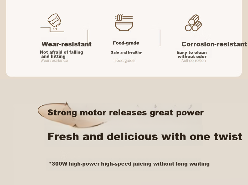 AUX Meat Grinder for Home Use, Mincer, Electric Multi-Functional Food Mixer, Meat Chopper, Dumpling Filling And Garlic Paste Maker, Meat Mixer JR116 6