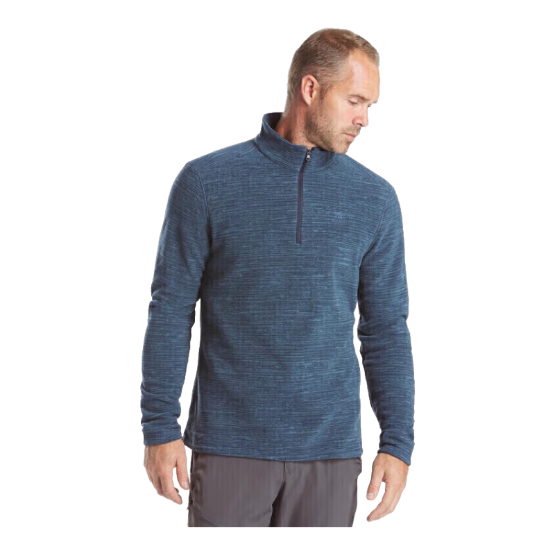 DECATHLON Men's Mountain Hiking Fleece Warm Jacket MH100 Dark Navy Blue 4100964 M