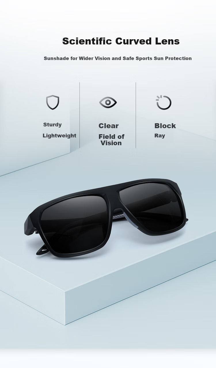 Jinglemu Trendy Fashion Sunglasses for Men And Women, Cycling Sports Polarized TAC UV Protection Glasses for Driving And School 3