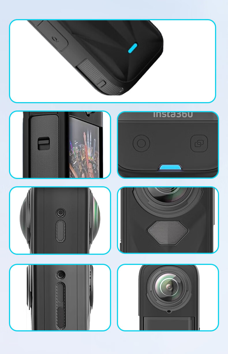 YOUFES Compatible with Insta360 X5/X4 Body Storage Bag, X4air Protective Case, Insta360 Quick-Release Bag, Action Camera Accessory, Scratch-Resistant And Wear-Resistant 4