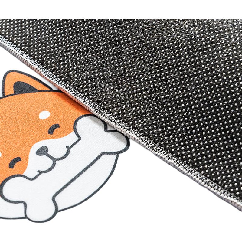 Придверный коврик JD Original Jiji Mat, впитывающий, нескользящий, для прихожей и вестибюля, удаление пыли, серый, 50x80 см