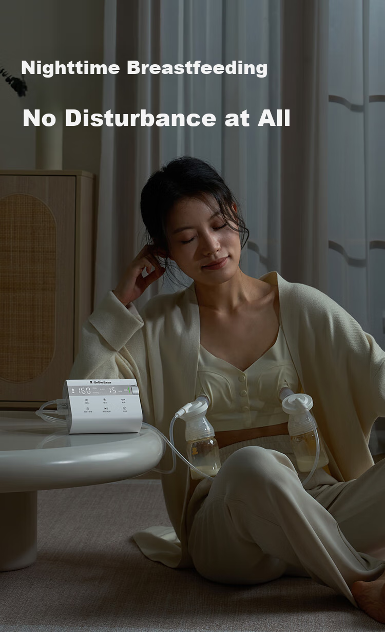 SnowBear Electric Breast Pump, Fully Automatic, Hands-Free, Dual-Sided Milk Collector, Model 08926 20