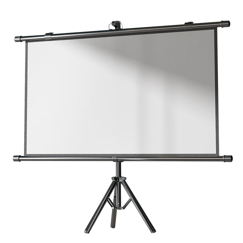 Kuaiduo House 72-inch 16:9 Stand and Wall-Mount Dual-Use Photon 8K Screen Anti-Light No-Drill Portable Home Office Projection Screen Compatible with XGIMI, JmGO, Dangbei Projectors