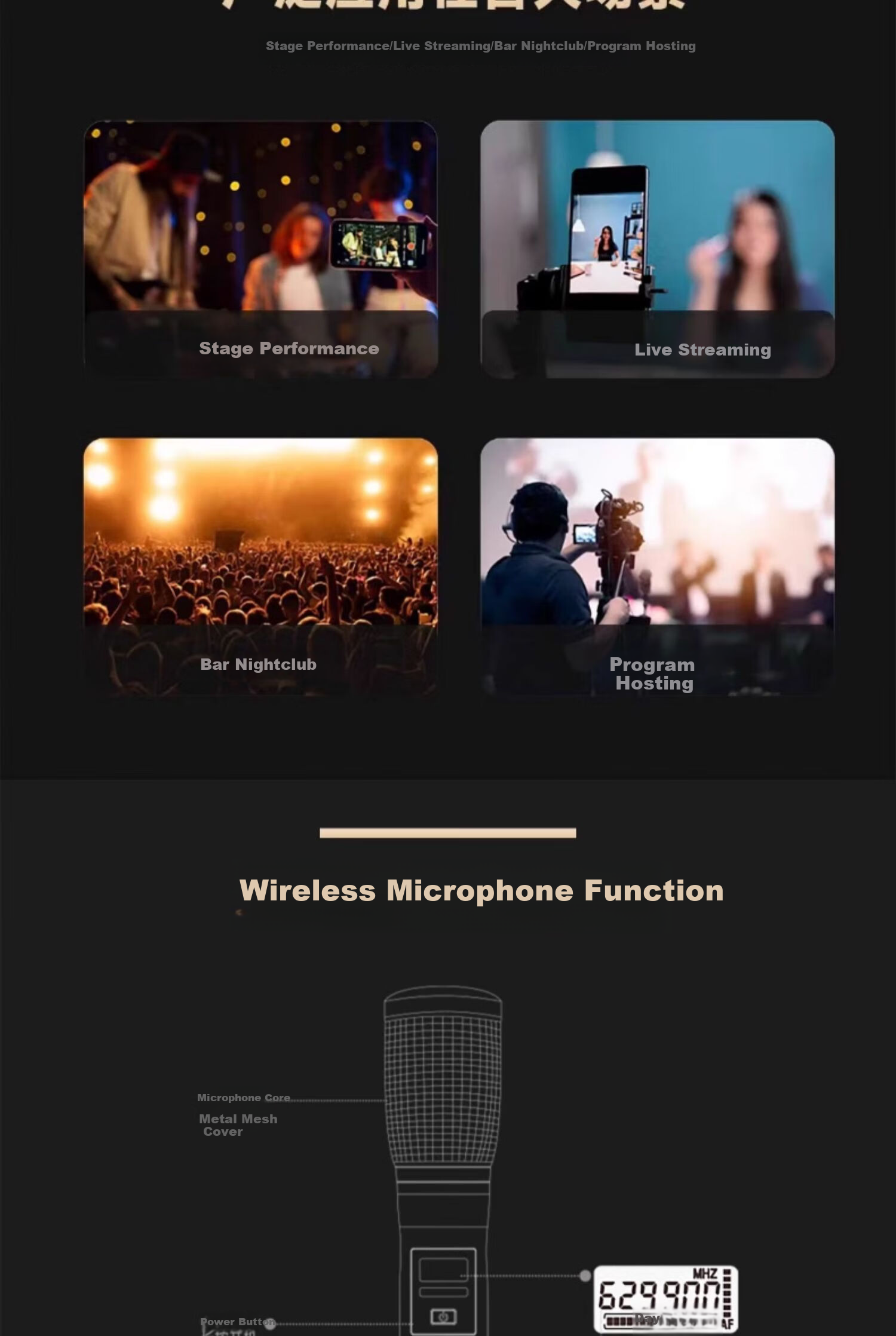 CQA Torch Wireless Microphone, Ickb So8 Sixth Generation Sound Card Kit, Mobile Phone Outdoor Live Streaming, Computer Universal, Streamer Singing, Quanmin K Song Live Streaming Equipment Complete Set 11
