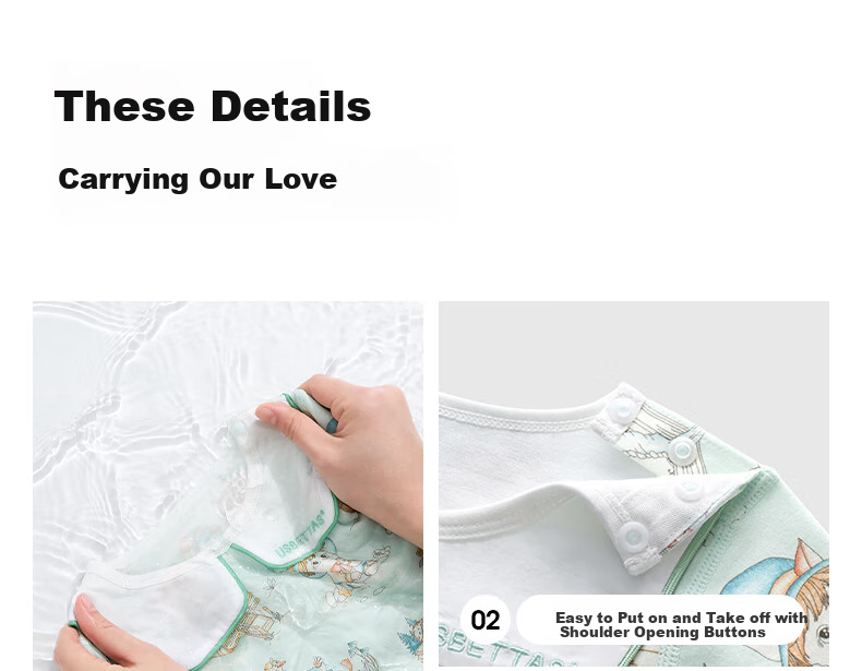 Beitaisi Children's Home Wear Set, Spring And Autumn Stylish New Design, Baby Pajamas, Pure Cotton Clothes, Class A Seamless, for Boys And Girls 23