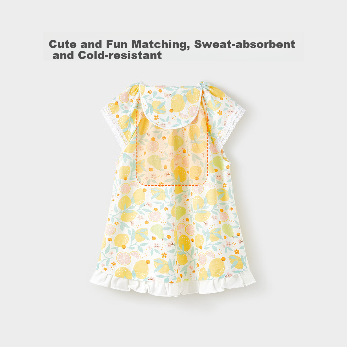Wismorni Girls' Summer Dress, Lightweight Short-Sleeve Style, Fresh And Cute Little Girl Princess Dress, Baby Summer Skirt