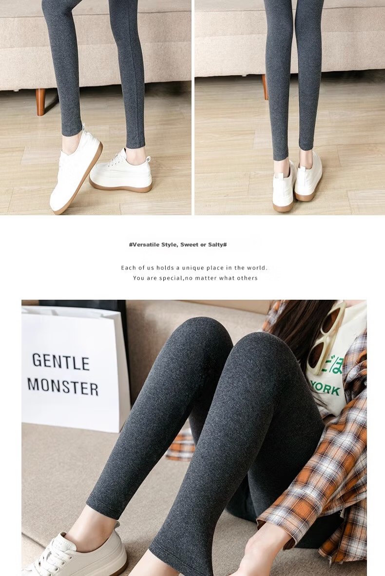 LangSha Women's Leggings for Outer Wear, High-Waisted Autumn Tight-Fitting Pants, Nine-Tenths Ankle-Length Slimming Leggings for Wome 17