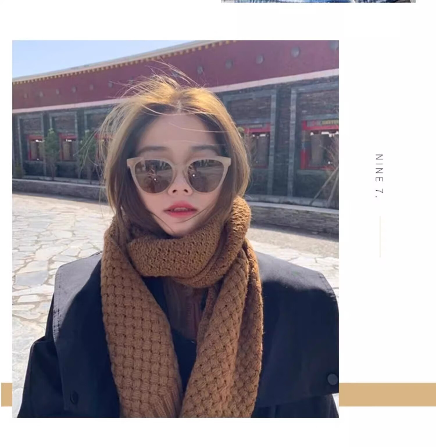 GOGOSOON New 2025 Sunglasses for Women, Liu Yifei's Style, UV Protection, Retro Round Frame, High-End Eyewear 11