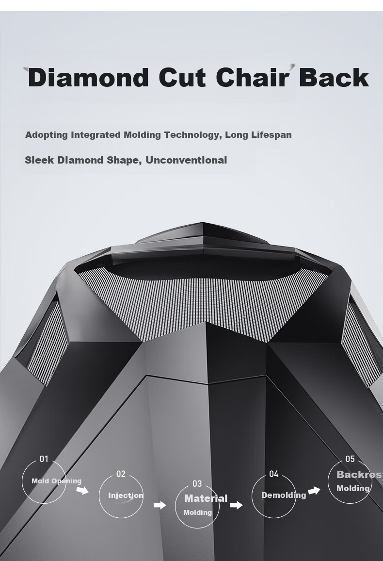 Hbada P4 Pro Ergonomic Office Chair, Reclining Nap Chair, Glossy Black (With Footrest And Reclining Function) 11