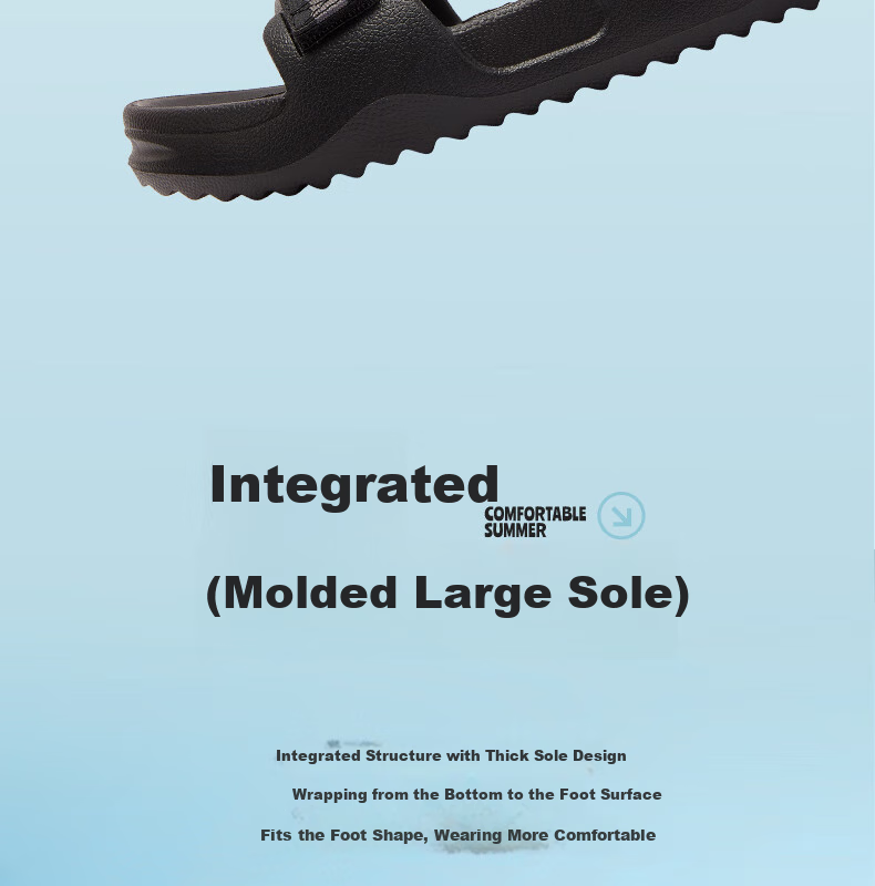 361° Men's Sports Sandals, Summer New Style, Outdoor Beach Casual Shock-Absorbing Soft-Soled Water Shoes, 672526711-5 5