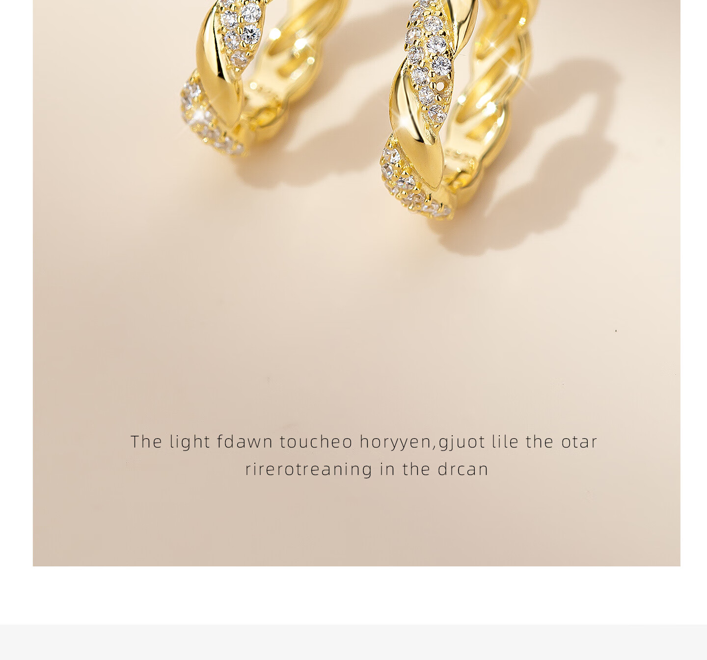 Qlady Wrapped Silver Earrings, Gold Earrings for Women, Unique And Beautiful Ear Studs, 2026 New Year Elegant Hoop Earrings Gift 1