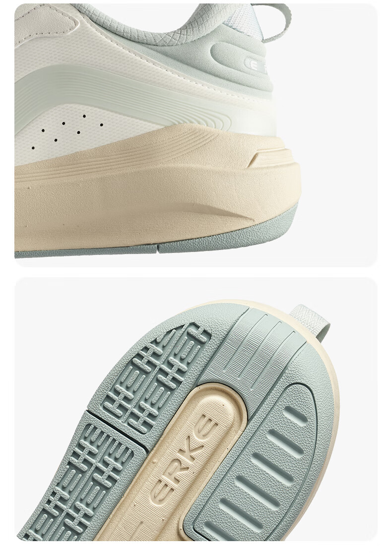 ERKE Men's Autumn New Thick-Soled Skateboard Shoes Casual Basketball Style Sports Sneakers Zhiba 3 12
