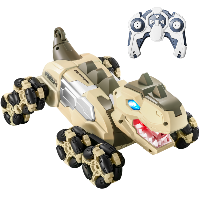 4DRC Children's Remote Control Car, Electric Toy Dog, Bionic Robot Dinosaur, Birthday Gift for Boys Aged 1-3 Years Old