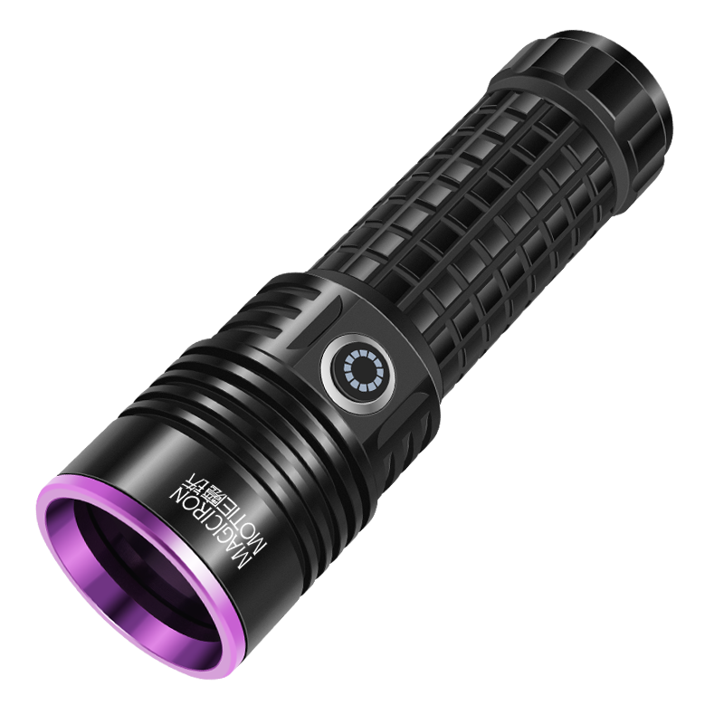 MOTIE X17-100W High Power 365nm UV Purple Light Torch for Authentication of Tobacco, Alcohol, Antiques, Jade, and Anti-Counterfeiting