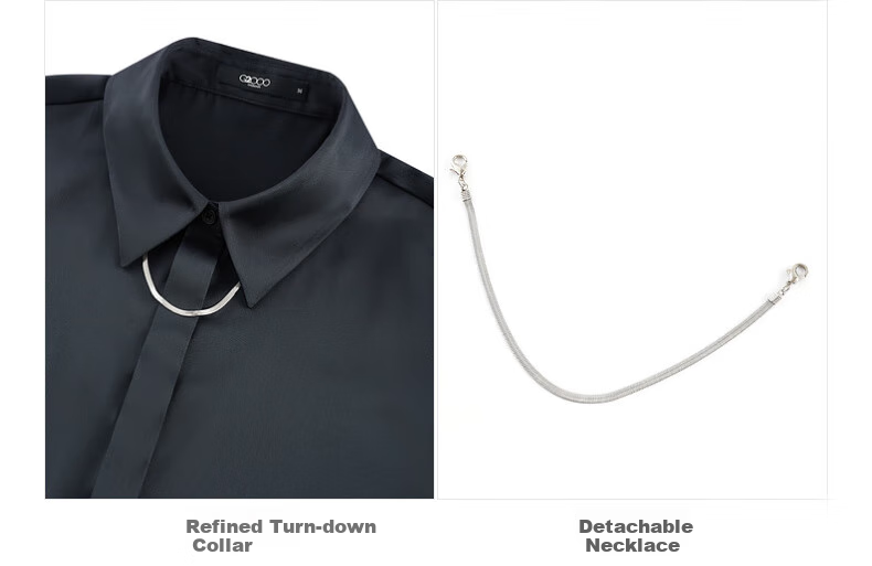 G2000 [Smooth Color Linen/drape] Women's Spring And Summer Elegant Comfortable Commuter Casual Shirt, Linen Color, XS/32 13