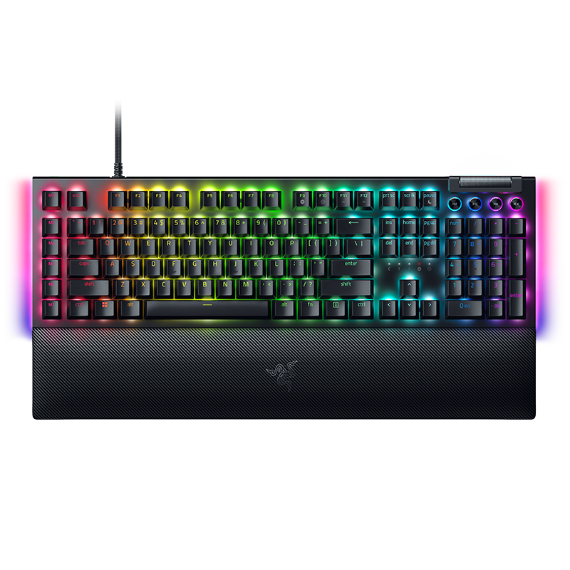 Razer BlackWidow V4 Gaming Mechanical Keyboard RGB Backlit Green Switches