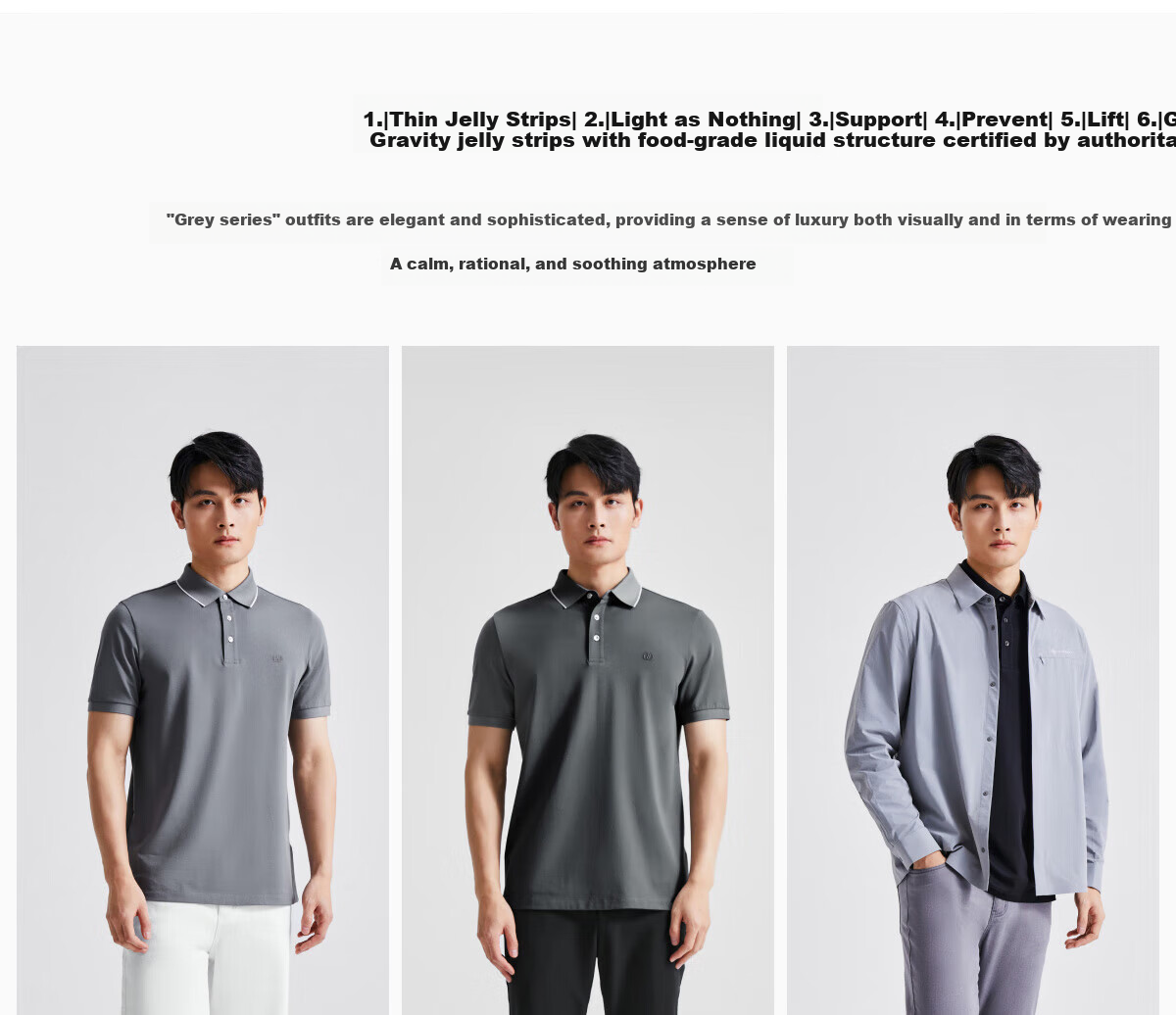 DIKENI [Closet Fashion Single Item King] Skin-Friendly Taiji Cotton Summer Classic Versatile Short-Sleeve Polo Shirt 19