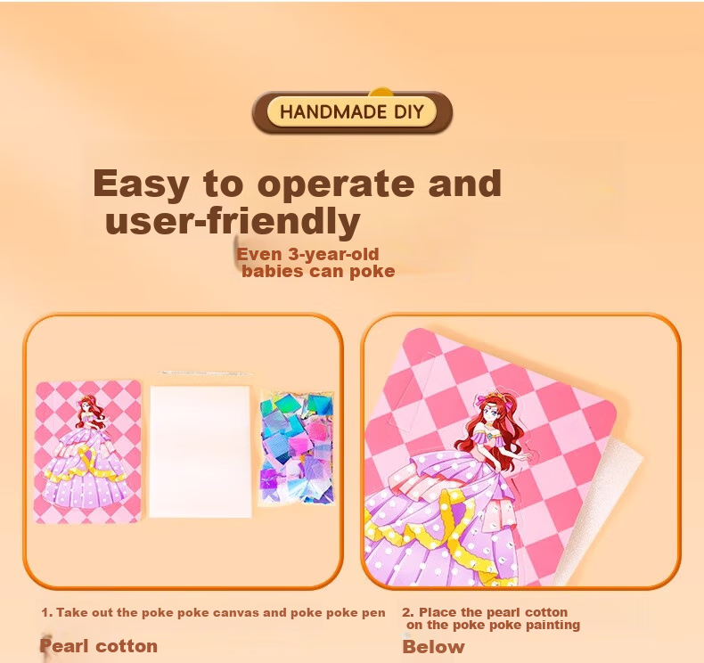 Lankupa Princess Sticker Book, Quiet Craft DIY Dress-Up Stickers, Drawing Toy for Girls Aged 3-6, Mid-Autumn Festival Gift 22