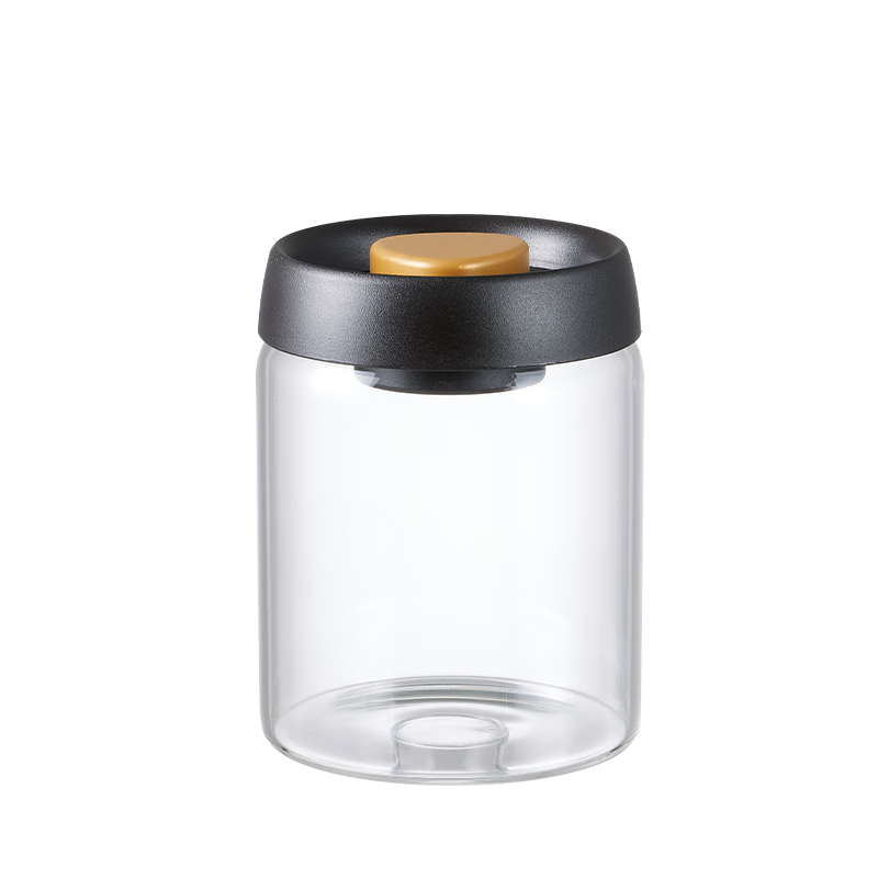 Baijie Coffee Bean Storage Jar, Vacuum-Sealed Container, High Borosilicate Glass, Nut And Tea Storage Canister, 900ML