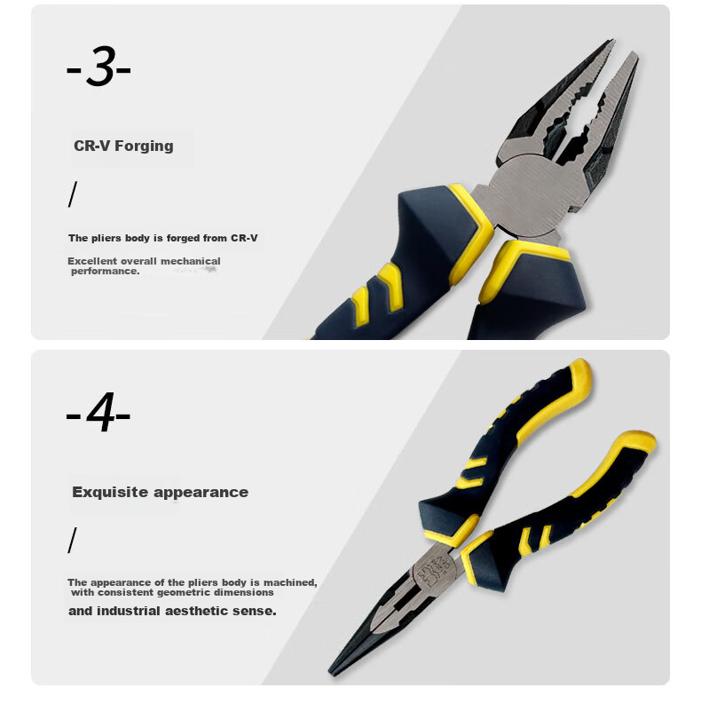 Great Wall Diagonal Pliers Professional Grade Cr-V European Style 160mm 6 Inch Wire Cutting Pliers 213046C 8