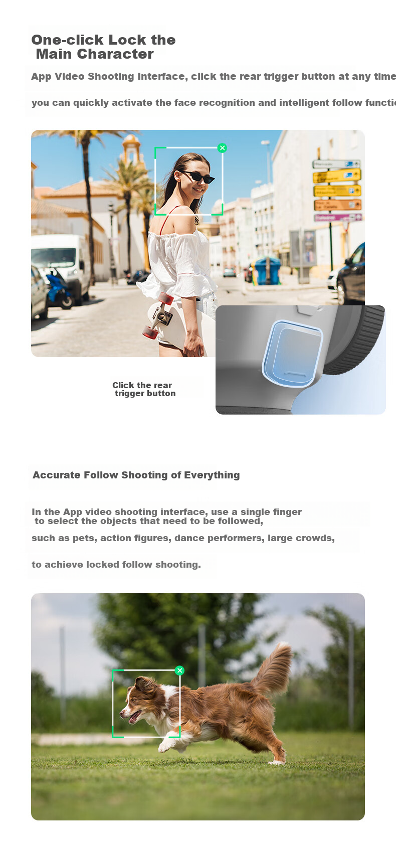 Zhiyun SMOOTH 5E Smartphone Stabilizer, Intelligent AI Precise Tracking, 360-Degree Full-Scene Follow-Up Orthogonal Three-Axis Anti-Shake Gimbal for Live Streaming And Vlog, Standard Versio 13