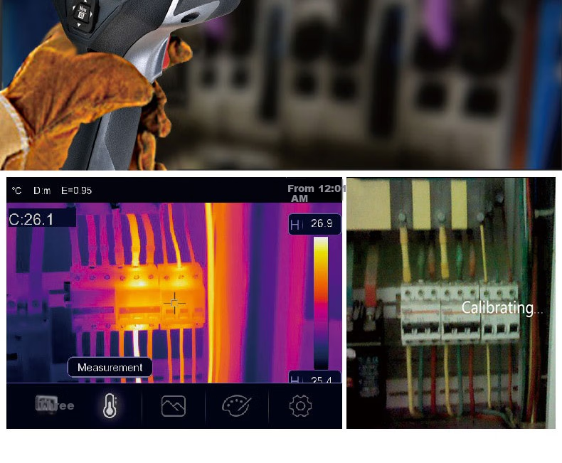 CEM DT-9897 Infrared Thermal Imager, High-Precision Infrared Imaging for Power Fault Detection And Underfloor Heating Leak Detection, Intelligent Thermal Camera 5