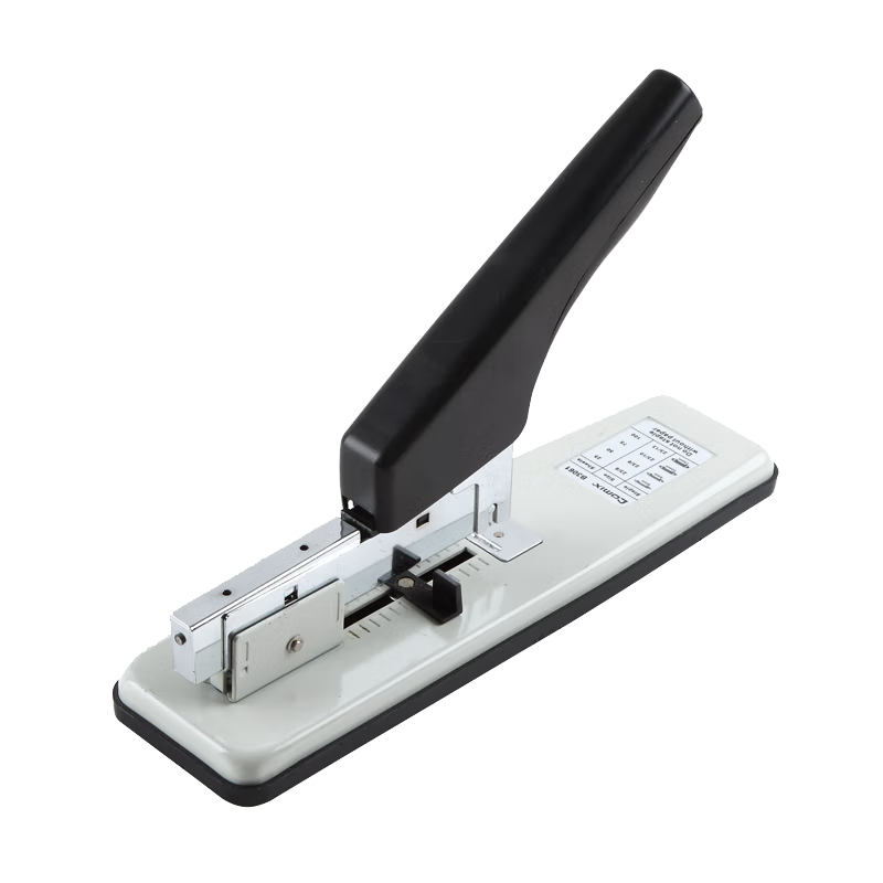 COMIX 100-Page Heavy-Duty Stapler, Large And Thick Heavy-Duty Stapler, Adjustable Standard Size, Compatible with 23/6-23/13 Staples, B3061 Gray