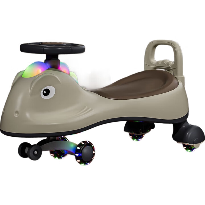 Детский самокат-каталка ANGI BABY Anti-Rollover Twist Car, двухместный, с поворотным передним колесом, подарок для детей