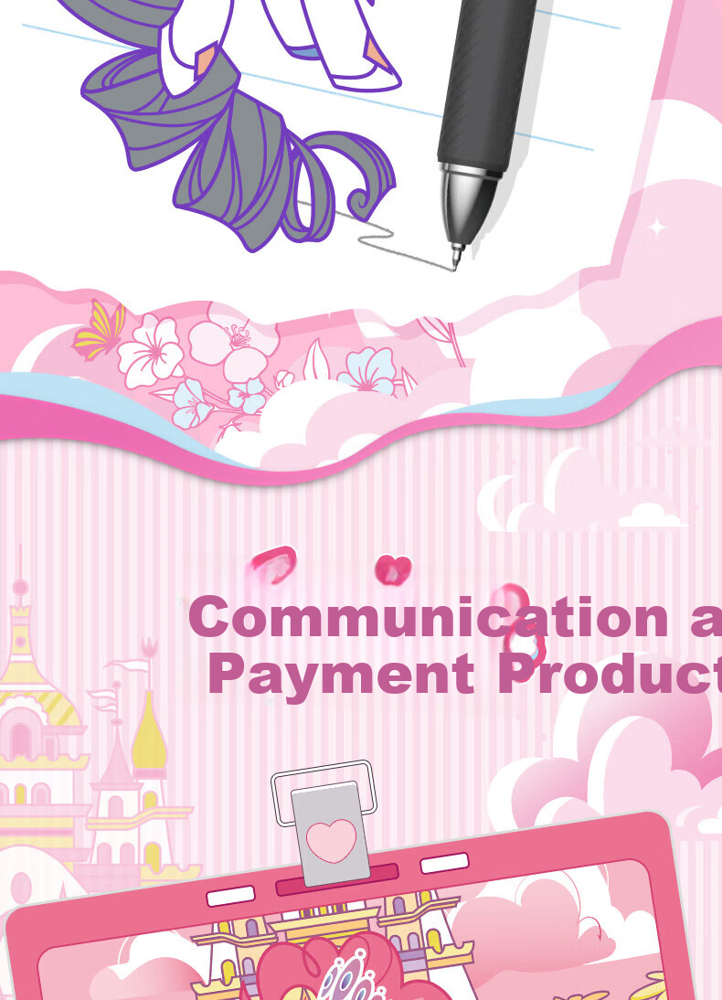 Kayou My Little Pony Blind Box Pen, Retractable Gel Pen, Signature Pen, Stationery, 0.5mm, Mid-Autumn Festival, National Day, Christmas Gift 5
