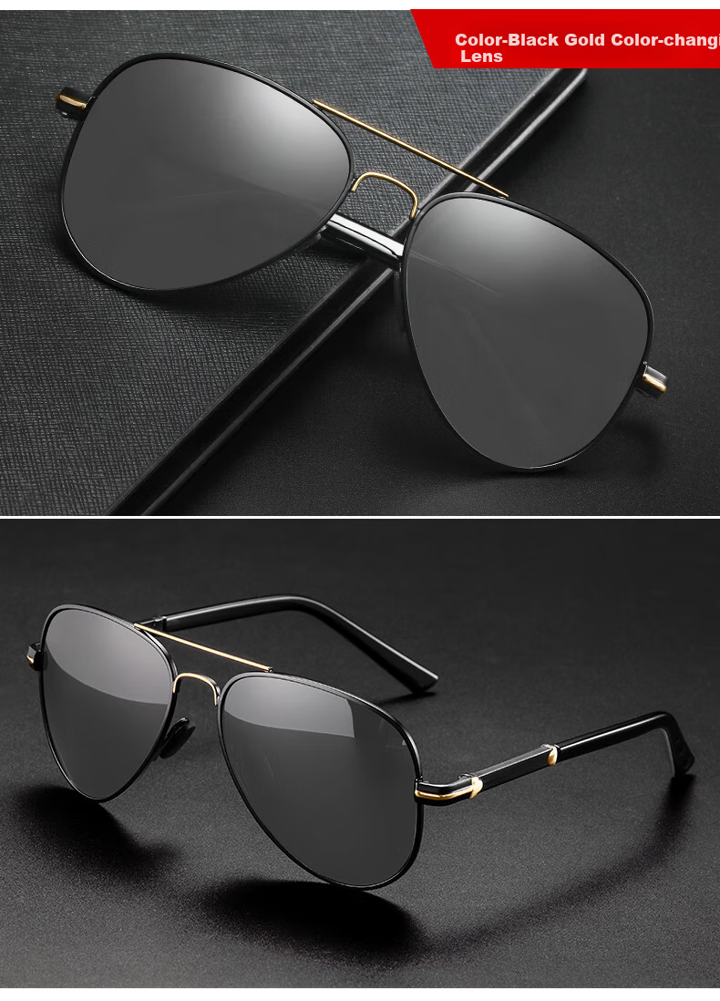 Mumujian Day And Night Color-Changing Sunglasses for Men, Polarized UV Protection Sunglasses for Driving, Fishing And General Use 15