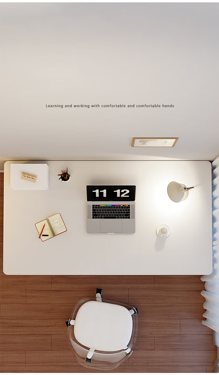 Churong Computer Desk, Desktop Study Table for Home Use, Simple Bedroom Learning Desk, Writing Desk, Office Desk, Gaming Table BGZ786 6