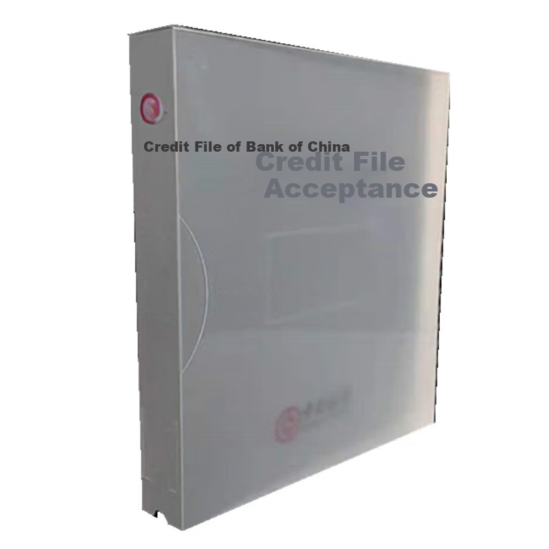 RYZH Credit File Box, PP Plastic File Box, Spine Thickness up to 40mm, 20 Pages inside, 310mm*260mm*40mm, 50 Pieces/unit 6