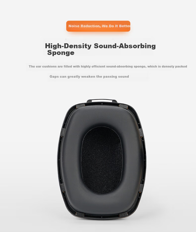 VIAN Soundproof Earplugs Professional Noise Reduction Sleeping Aid Noise Cancelling Industrial Factory Noise Reduction Anti-Interference Headphones 1436 Soundproof Earplugs 4