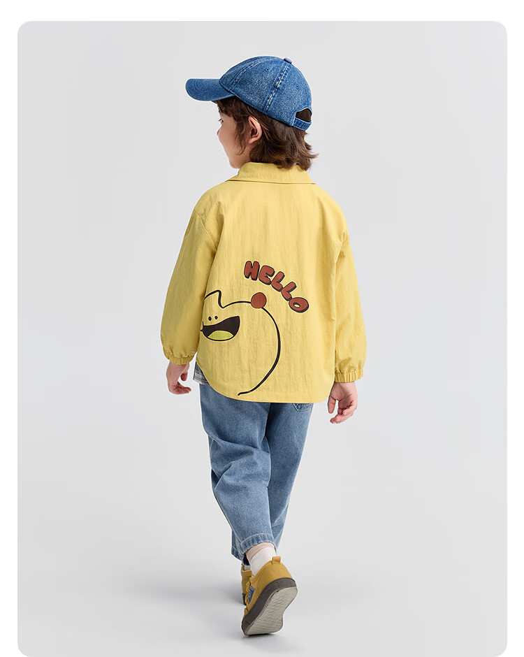 BALABALA Children's Clothing, Baby Outerwear, Boys And Girls Clothes, New Autumn Thin Shirt, Cute Casual Style, 208325105209 9