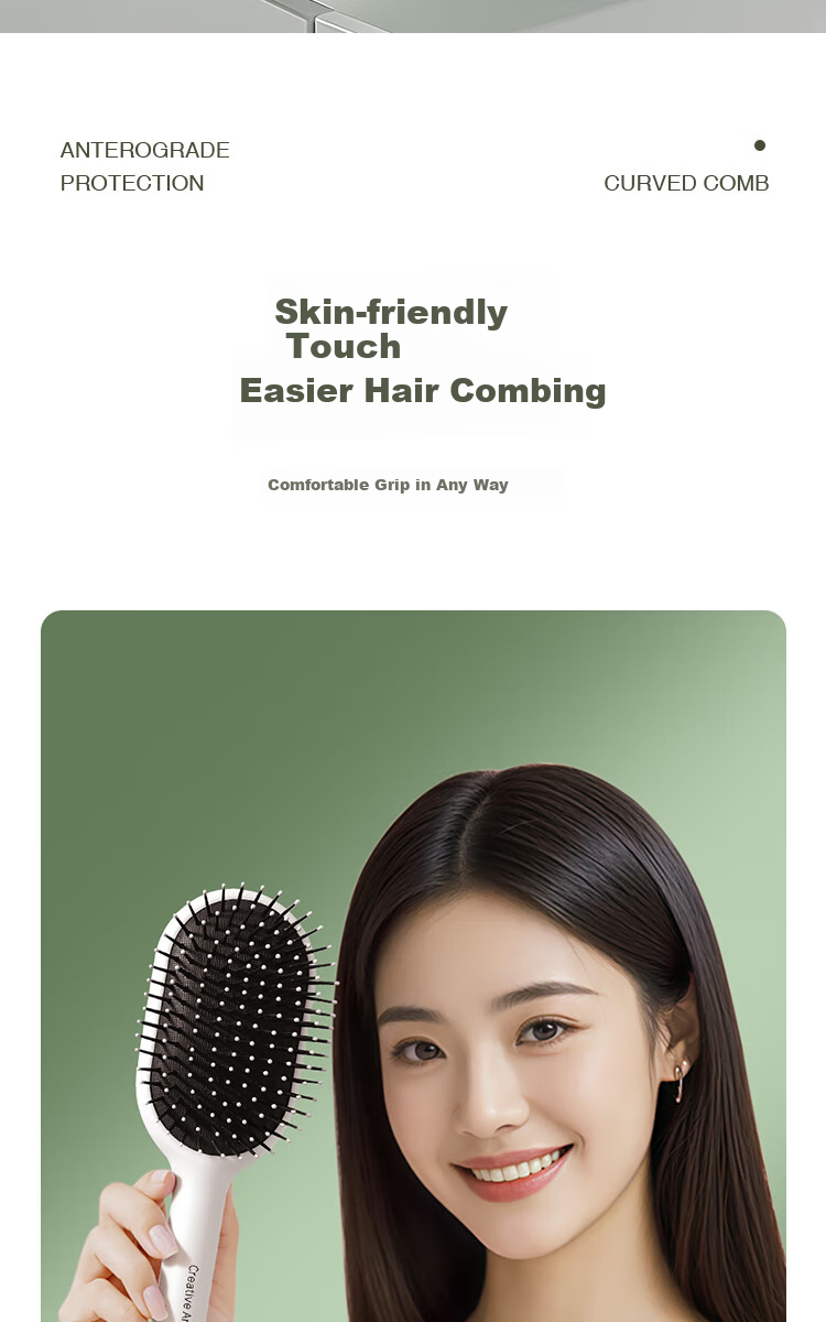 Creative Art Air Cushion Comb for Men And Women, Volumizing Tool, Puff Cushion Comb, Gentle on Hair, Massage Function, for Dorm And Home Use, Styling And Anti-Tangling 7