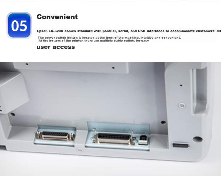 EPSON LQ-615KII Invoice Printer, 1+3 Part 82-Column Dot Matrix Printer 2