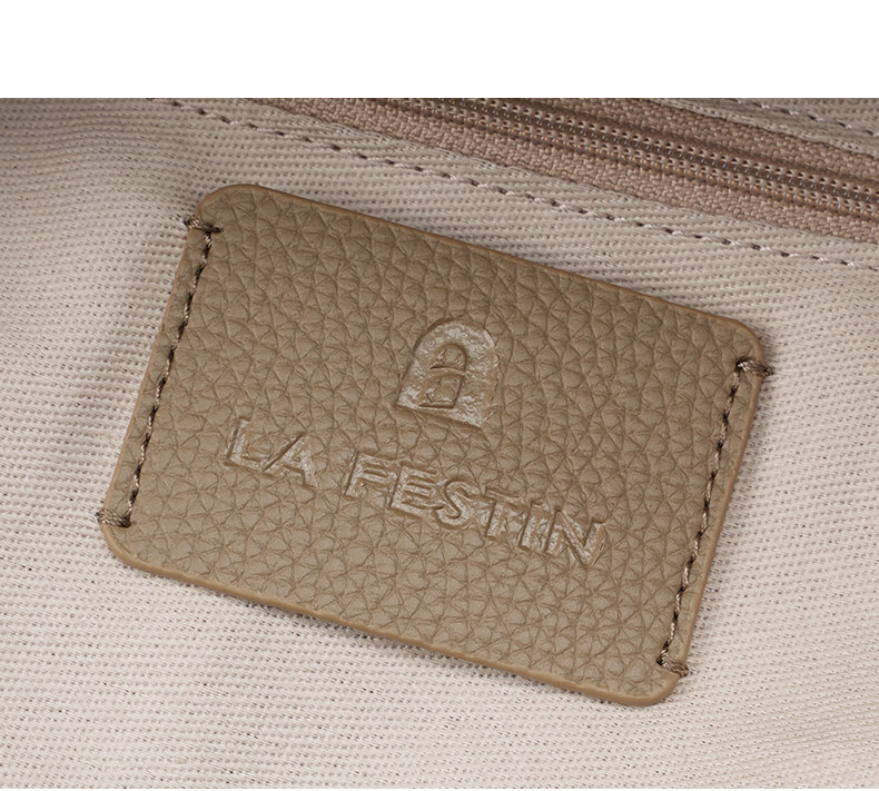 La Festin Top-Grain Leather FUFU Handbag for Women, 2026 Light Luxury Genuine Leather Bag, Crossbody And Handheld Lunch Box Bag, Birthday Gift for Wome 12