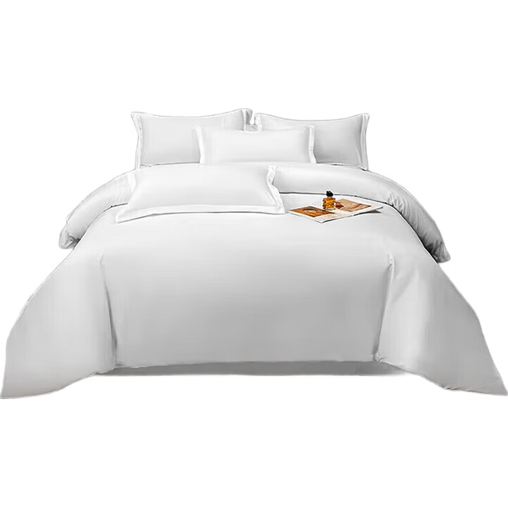 ZiiU Комплект постельного белья Pure White, 4 предмета, размер 1.8м, цвет белый