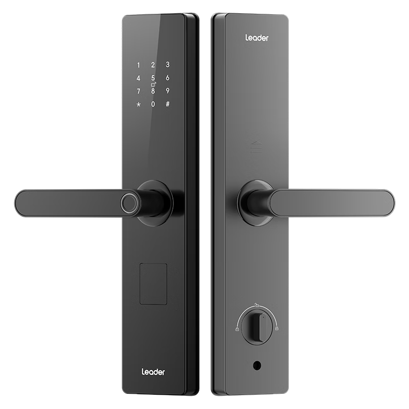 Leader Home Smart Door Lock, Fingerprint Password Lock, Anti-Theft Door Lock, Electronic Lock, Installation Included, Intelligent Fingerprint Password Lock E200