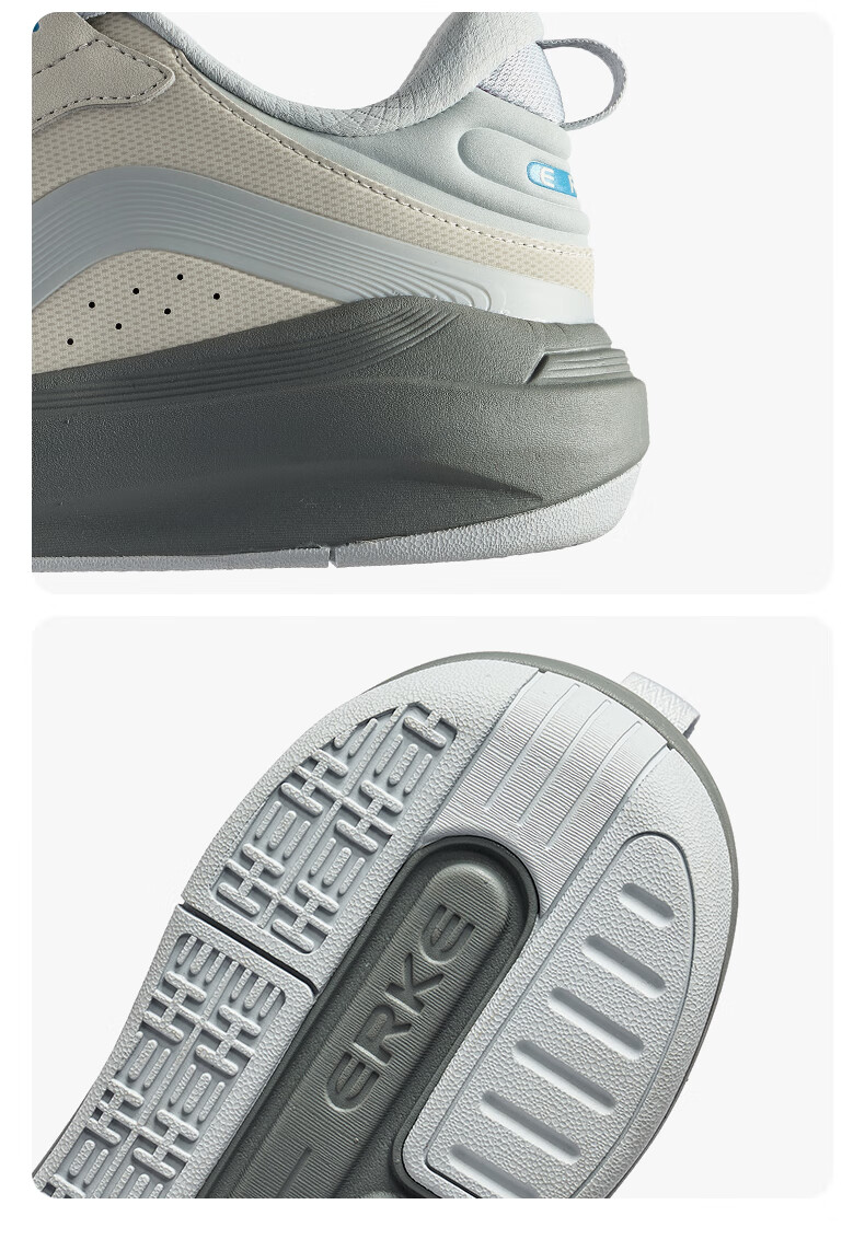 ERKE Men's Autumn New Thick-Soled Skateboard Shoes Casual Basketball Style Sports Sneakers Zhiba 3 16