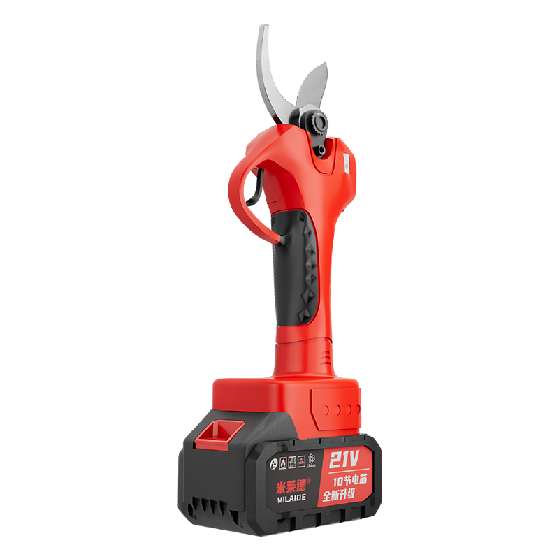 Milade Lithium Battery Electric Pruning Shears Rechargeable Branch Trimmer Fruit Tree Garden Pruner Cutting Tool