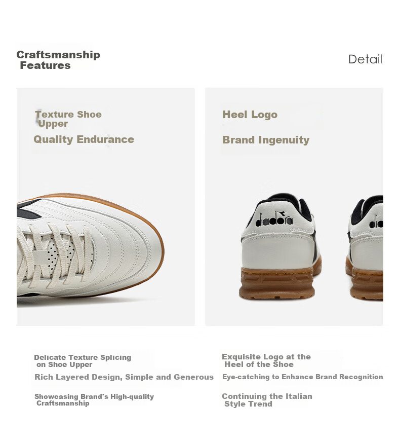 Diadora Casual Shoes for Men And Women, LOYAL Suggests Ordering Half Size Up, White/black, Size 37 13