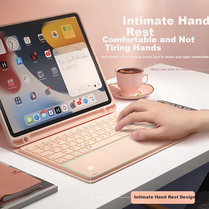 Защитный чехол B.O.W Hangshi HC018 для iPad 10-го поколения (10.9 дюйма), универсальный, с магнитным отделением, фиолетовый
