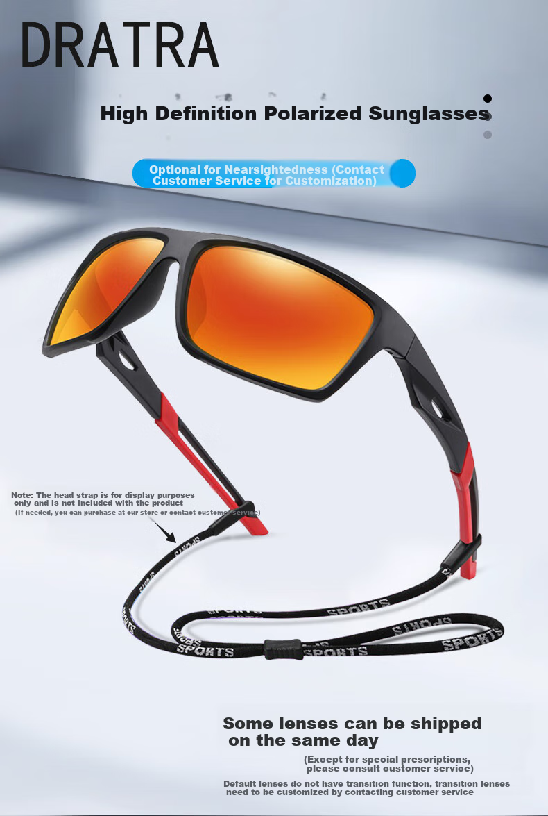 DRATRA Sunglasses for Men And Women, Polarized Sunglasses, Outdoor Anti-Glare Sports Goggles, Fishing And Cycling Glasses 1