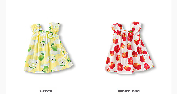 BALABALA Girls' Dress, Baby Dress, Infant Princess Dress, Summer 2025 Children's Stylish Outfit, 208225111004 8