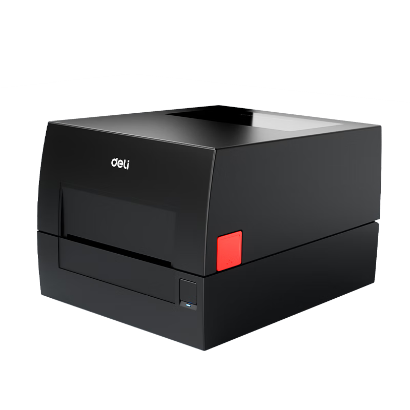 Deli GE559T Thermal Transfer Printer Fixed Asset Express Warehouse Retail 108mm Commercial Office Carbon Ribbon Label Adhesive Barcode Printer 300dpi High Definition Model